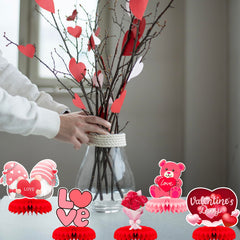 Ansoufien romantic honeycomb centerpieces to brighten celebrations