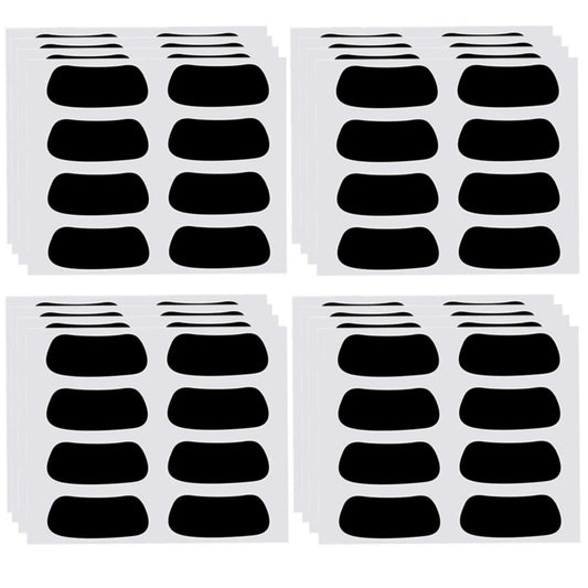 Anteer eye black stickers 60-pairs pack for glare protection and mess-free application.