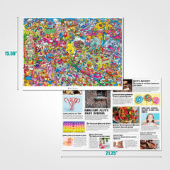 ANTELOPE Catndyland matte finish – glare-free viewing during puzzles.