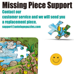 Antelope puzzle is suitable for ages 15 and up, offering a thoughtful challenge.