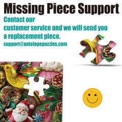 ANTELOPE puzzle sturdy-cardboard construction emphasizes durability