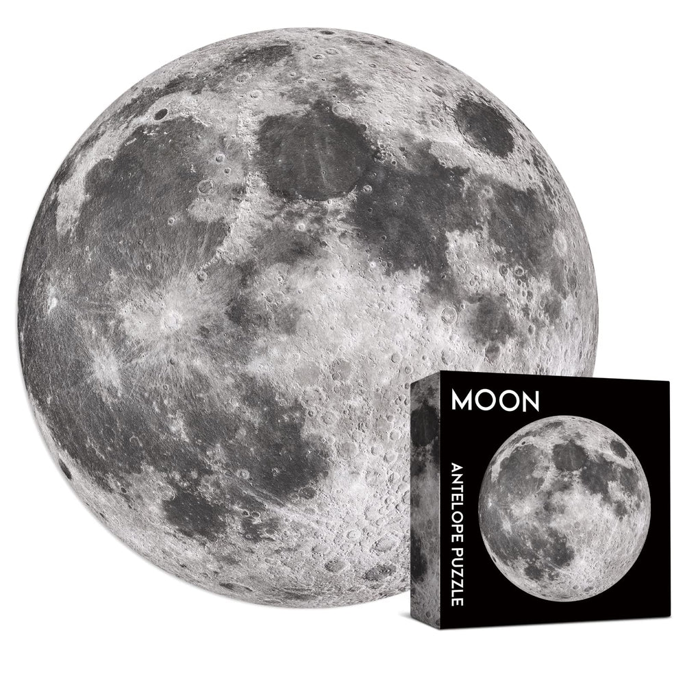 ANTELOPE Space Moon Puzzle box offers vivid imagery for focused relaxation.