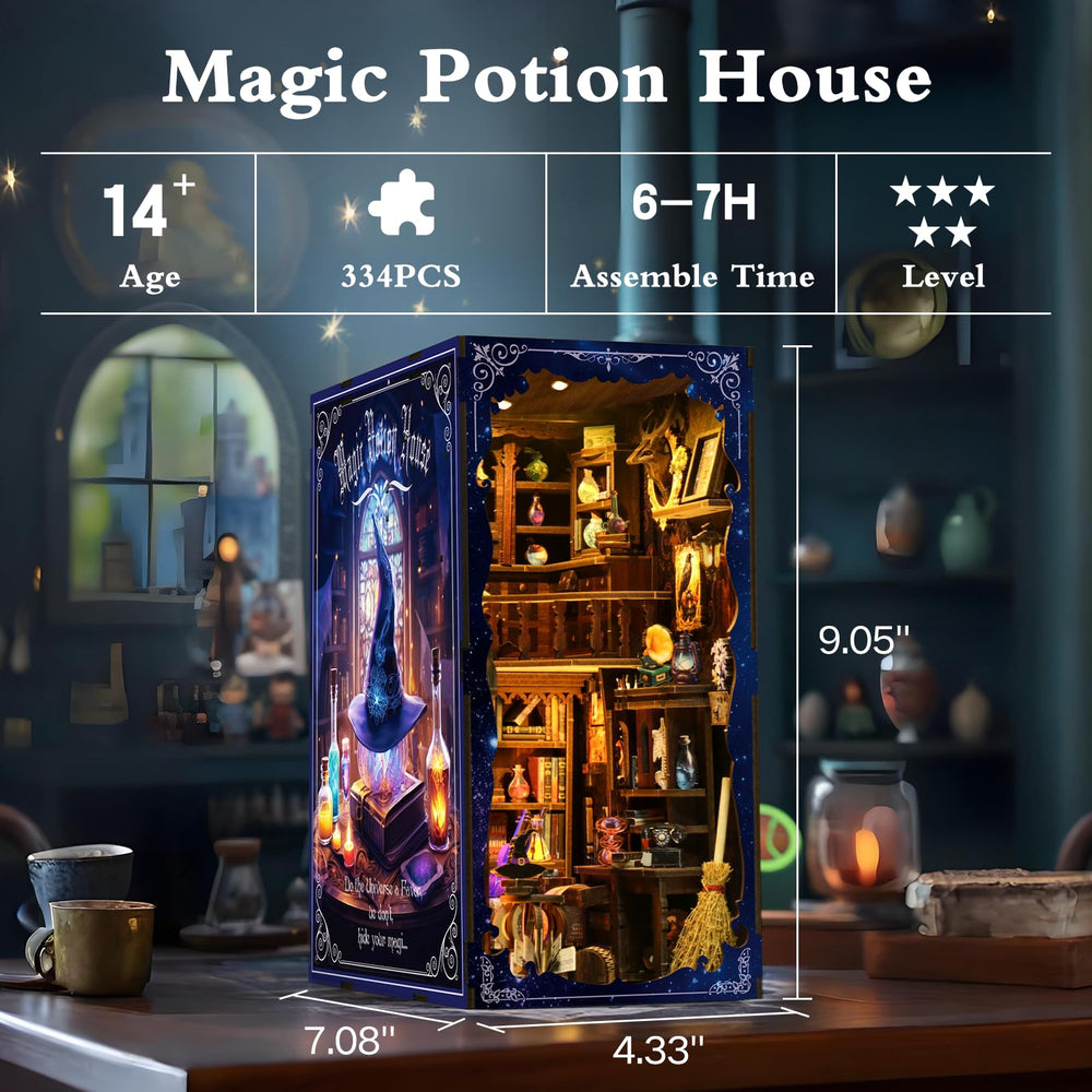 ANTREATU Magic Book Nook Kit table-top scene showcasing magical atmosphere.