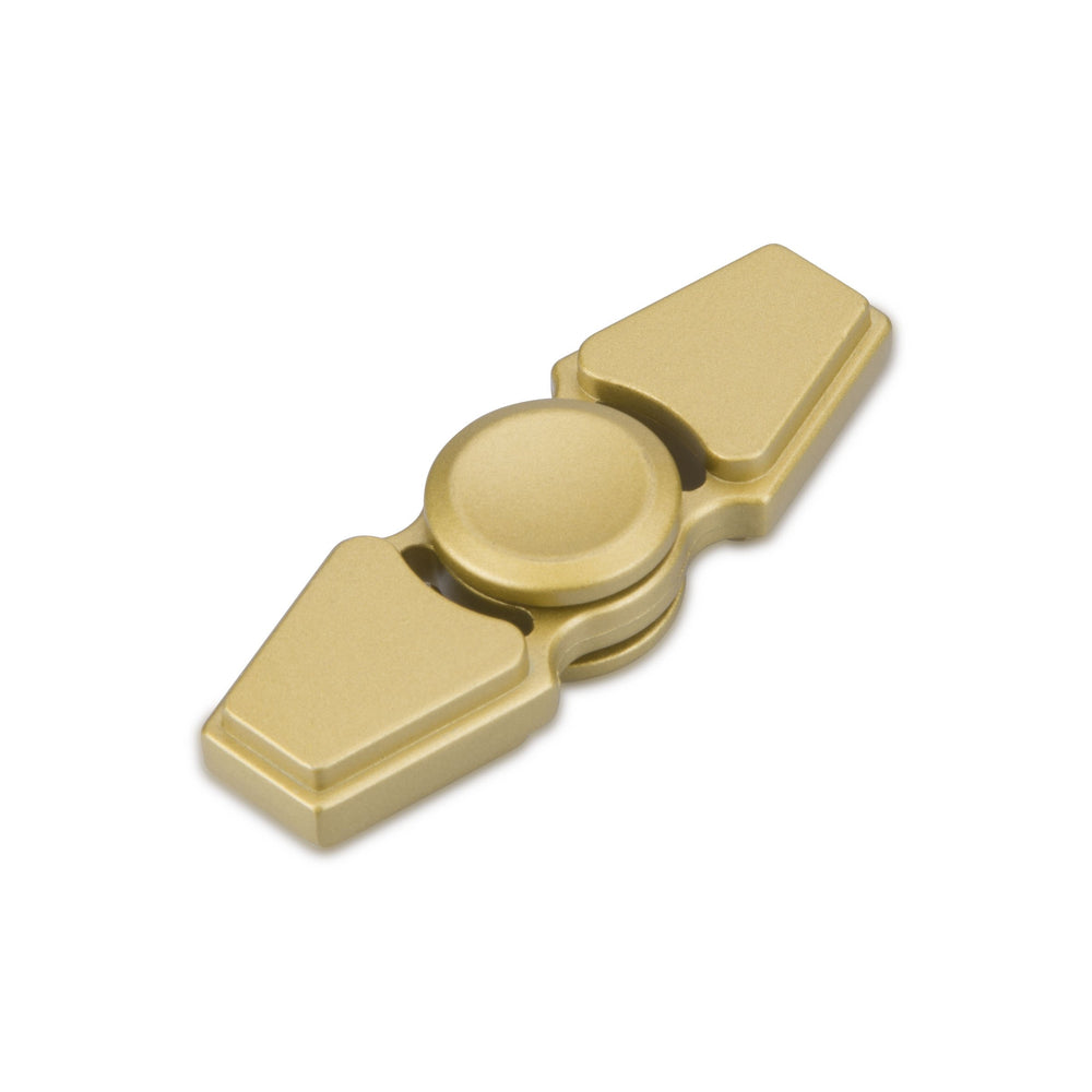 Antsy Labs Boomerang Spinner Gold front view with smooth spin for focus