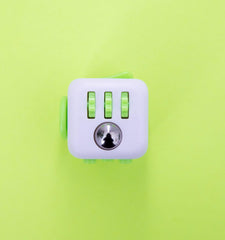 Antsy Labs Fidget Cube breathe side promotes brief breathing breaks.