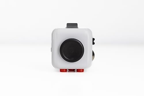 Antsy Labs Fidget Cube side flip provides varied fidget options to maintain concentration.
