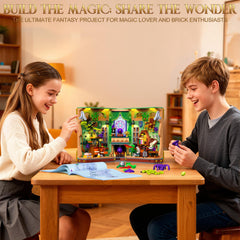 Anvure Book Nook LED glow captures magical ambience in dim rooms.