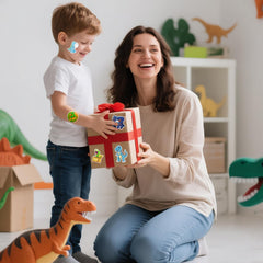 Anwyll 300pcs dinosaur sticker pack, colorful patterns