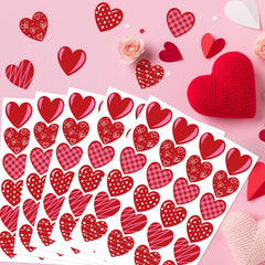 Anwyll Valentine label stickers decorate envelopes and invitations.