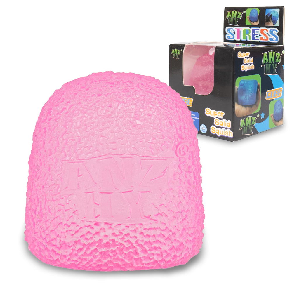 ANZHY kids textured multi ball set pink ellipsoid for calming sensory exploration.