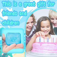 ANZHY stress sugar cube gift idea in blue color