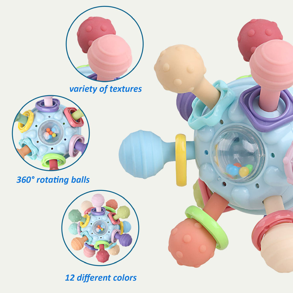 Anzimo Montessori baby toy encouraging cause-and-effect play