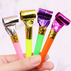 Colorful noisemaker by Anztqiuu adds excitement to birthdays and holiday parties.