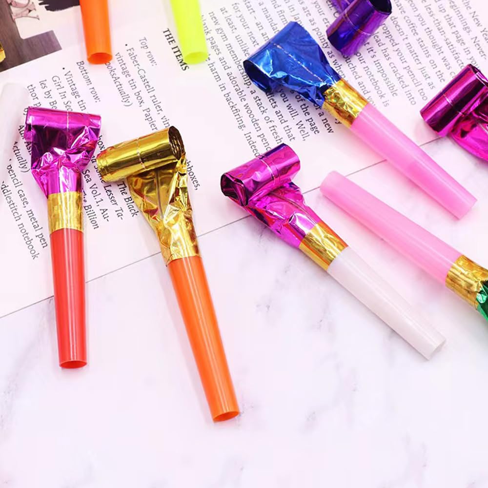 Anztqiuu blow horns deliver quick atmosphere boost for gatherings and masquerade events.