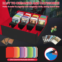 AOBOPLE storage box foam stoppers keep cards upright and secure