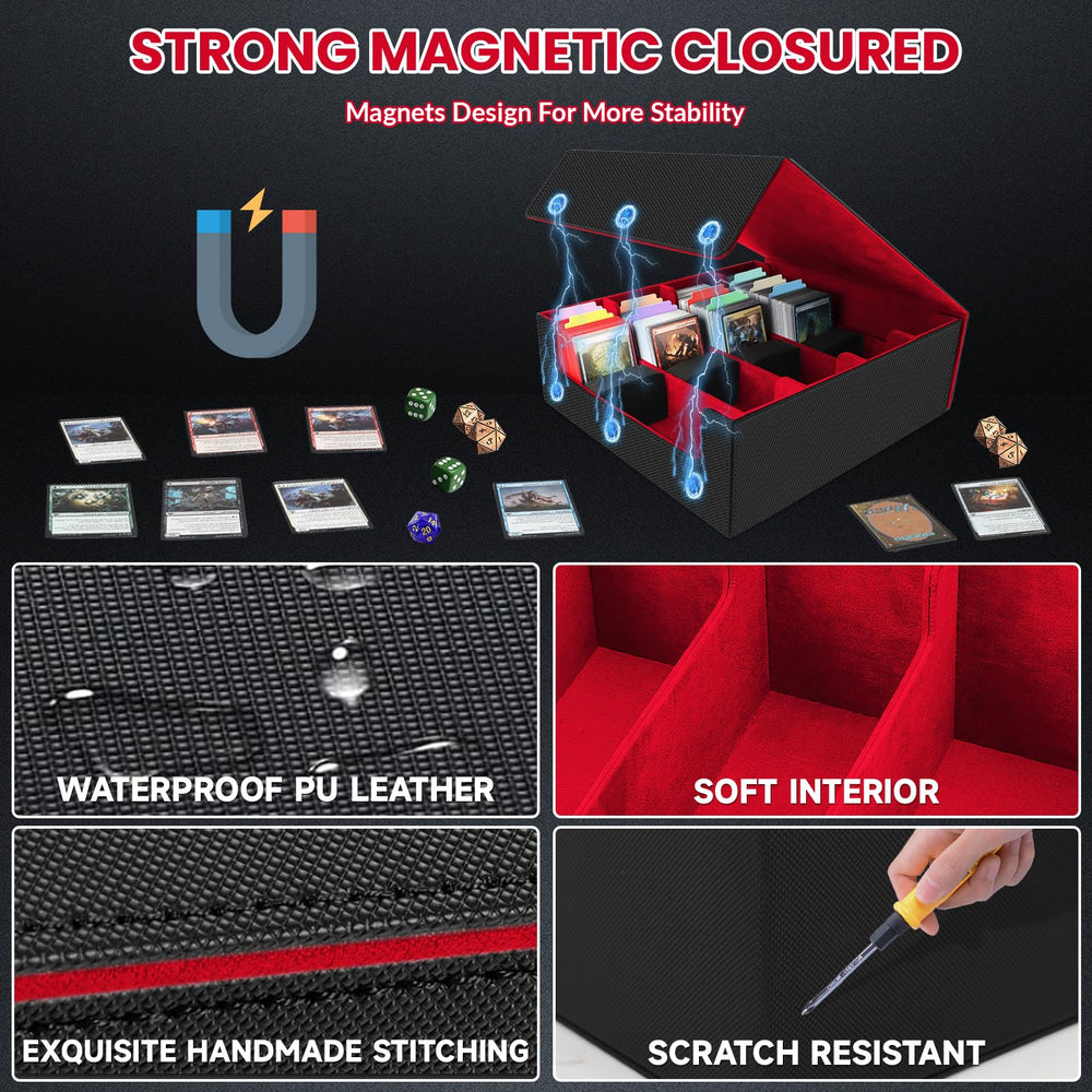 AOBOPLE storage box magnetic-closure closeup demonstrates secure lid
