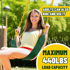 AOBOTE included chains and locks simplify installation.