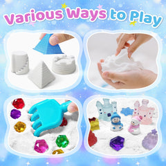 Aocii colored gems for bury-and-dig sensory exploration