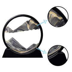 Aoderun black-frame sand art for modern decor.