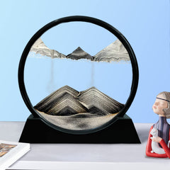Aoderun deep-sea sandscape 3d flow display highlights colorful motion