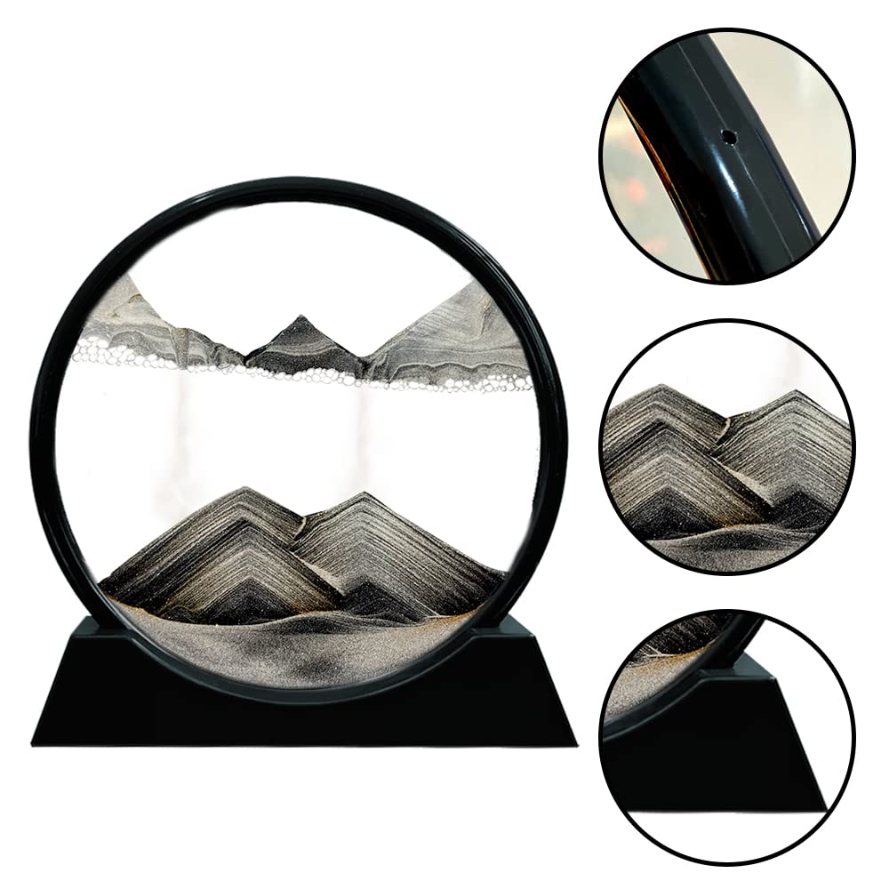 Aoderun durable plastic frame keeps the sand stable and stylish