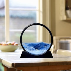 Aoderun flowing sand frame adds soothing visual texture to your desk.