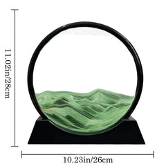 Aoderun moving sand art is a stylish desk companion for home and office.
