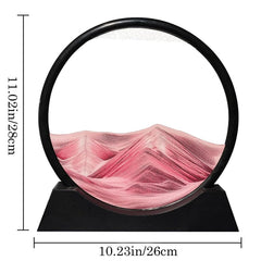 Aoderun office decor sand art captures dynamic movement to brighten any workspace.