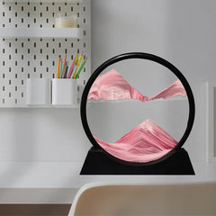 Aoderun relaxing desk art with flowing sand creates a soothing backdrop for concentration.