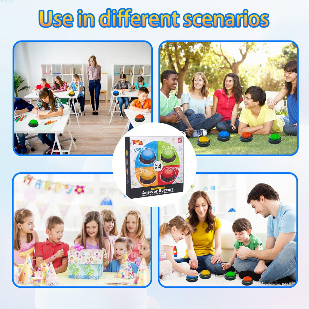 AOENN green buzzer with distinct sound aids classroom engagement