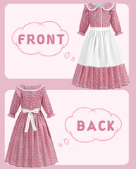 Aoiviss Pioneer dress back view highlights convenient closure for easy dressing.