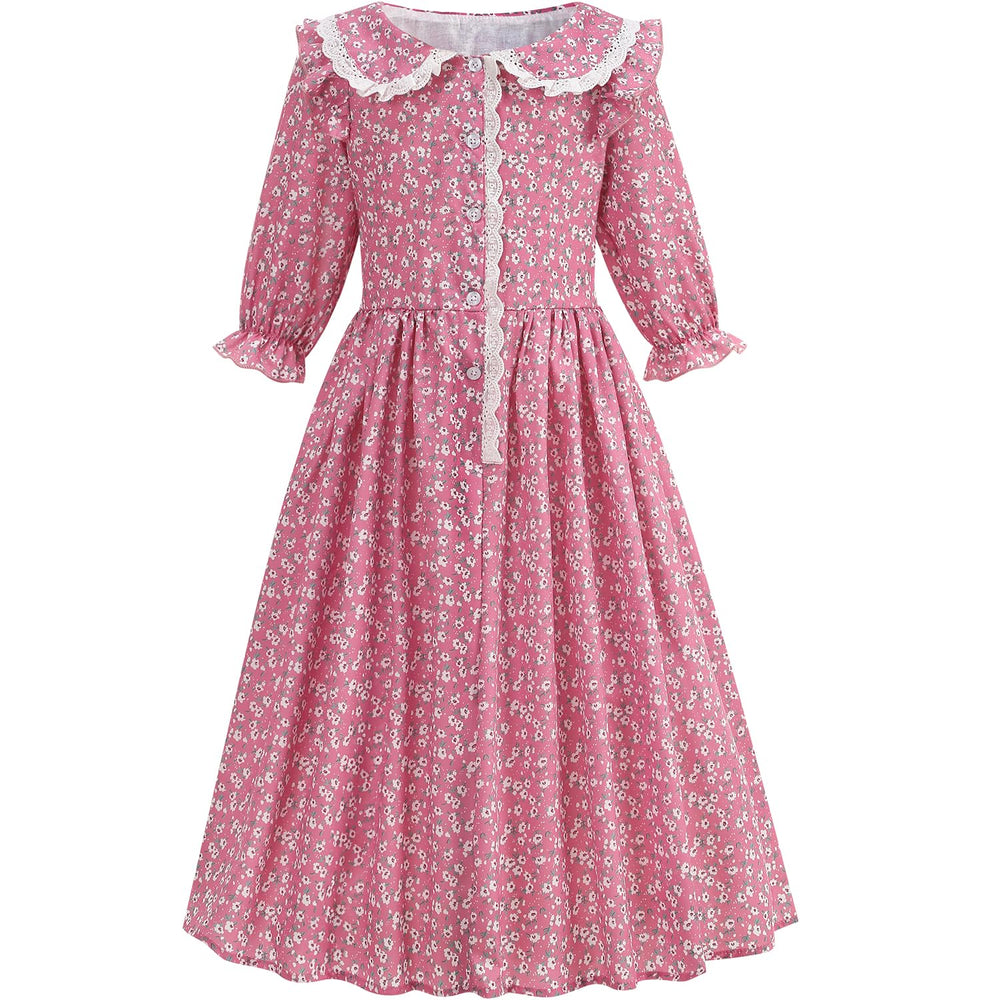 Aoiviss Pioneer dress with apron—complete set for authentic roleplay.