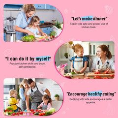 Aojieni measuring spoons help kids portion ingredients accurately.