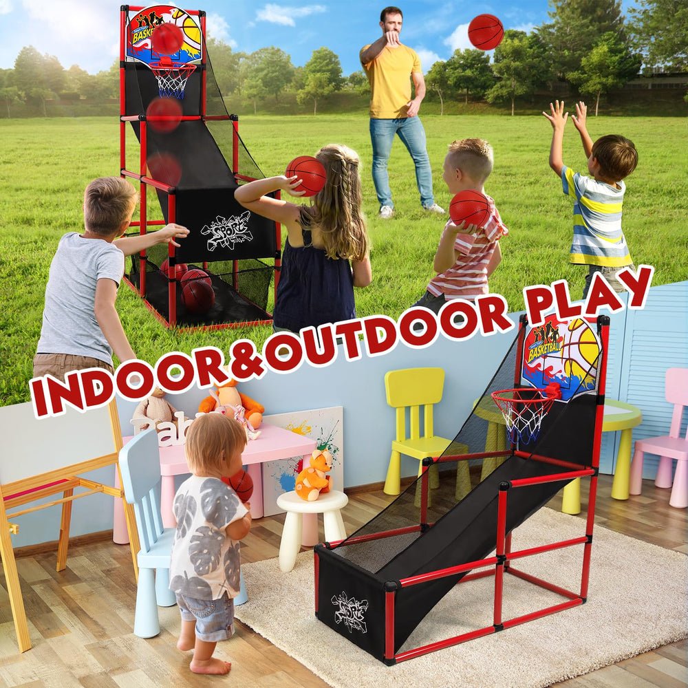 AOKESI basketball stand with adjustable height supports growing players