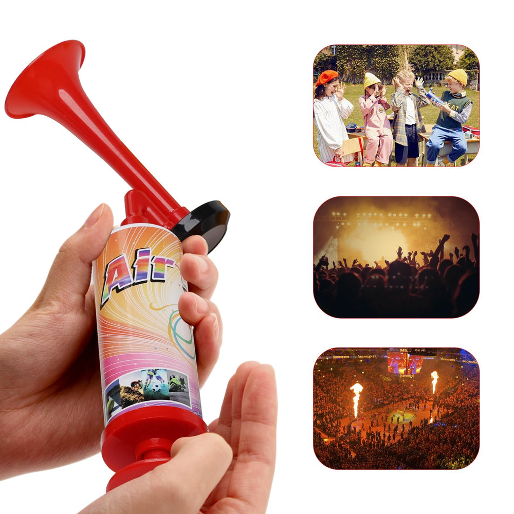Aolihan two-piece noisemaker set in vibrant colors for games and celebrations.