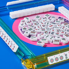 Aomercare four color racks and pushers for organized tile management.