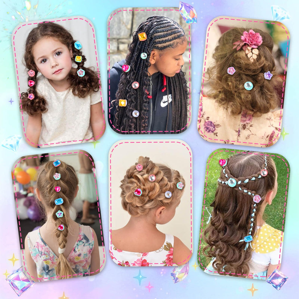 Aooess DIY hair salon activity for kids at home.