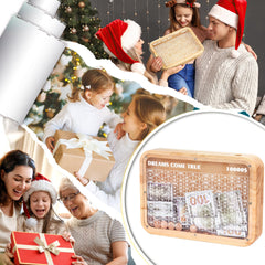 AORCMITN gift-ready wooden money box suits birthdays and holidays