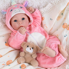 Aori 17-inch doll with realistic head and limbs for authentic pretend play.
