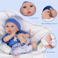 Aori 2.0 hand painted details for authentic newborn look during pretend care