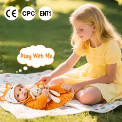 Aori doll uses premium hybrid materials for soft, durable play experiences.
