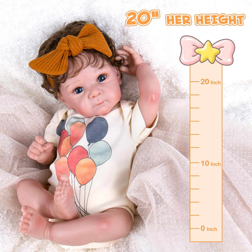 Aori doll includes magnet pacifier and feeding bottle for gentle caregiving play