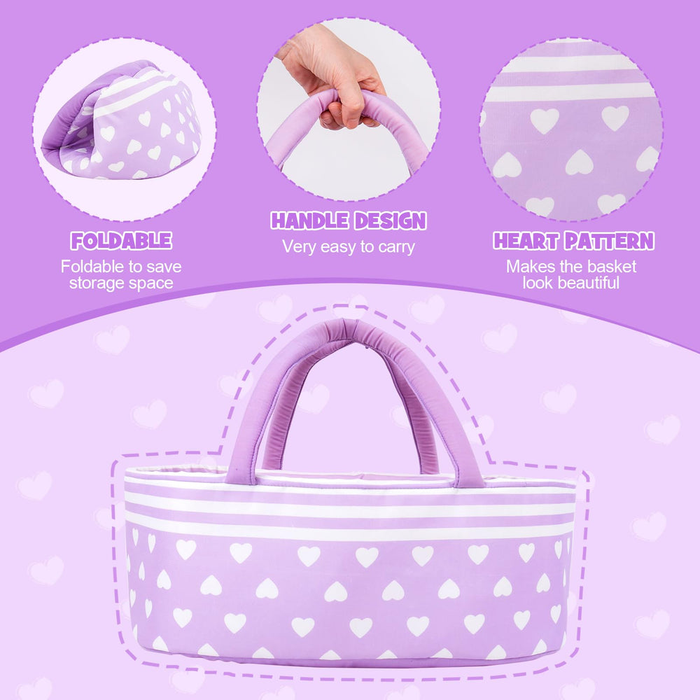 Aori socks keep doll feet warm during playtime.