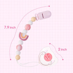 Gift-ready pink magnetic pacifier set for Aori reborn dolls