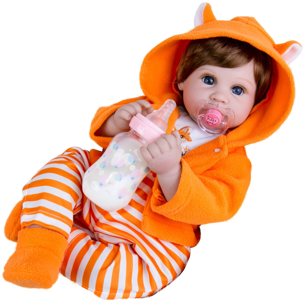 Aori Reborn doll face close-up with lifelike features for immersive play