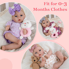 Aori Reborn gift set includes outfit, pacifier, bottle, and birth certificate