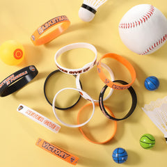 Aoriher bracelets feature motivational words suitable for teams