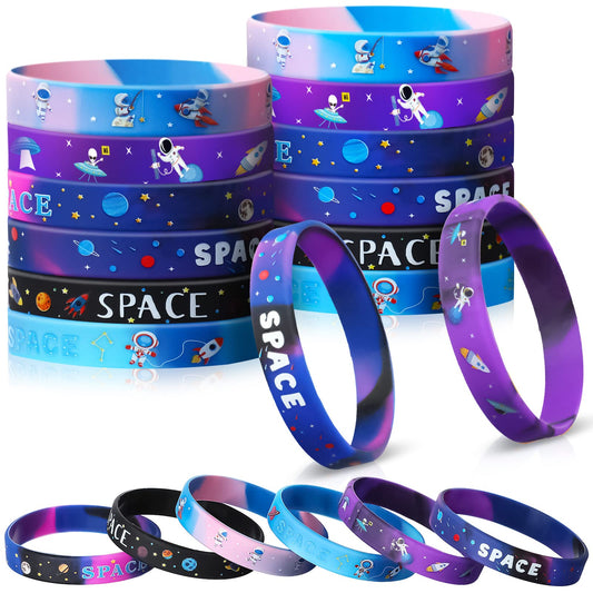 Aoriher space party bracelet featuring astronaut design for classroom rewards and party favors