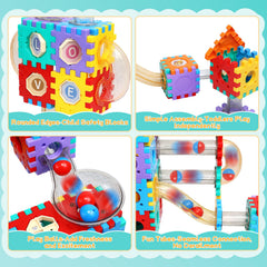 AOSITE marble run marbles add tactile excitement for measurement and timing play.