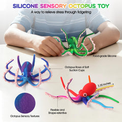 AOSTEONG Bendable legs octopus for imaginative play and posing